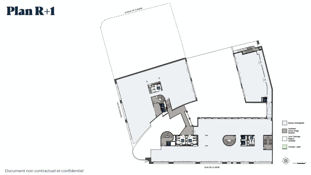 Bureau Paris 15340m² Location bureau Paris OLBUR2100405 15